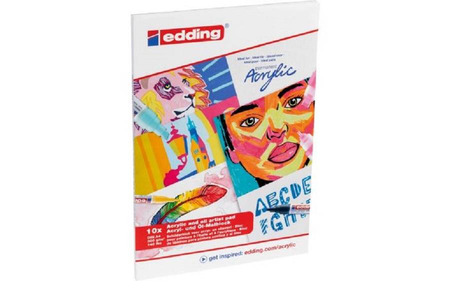 Edding - Arylic &amp; Oil Artist Pad A4
