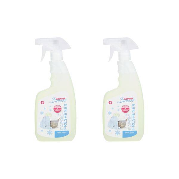 Wonder Breeze- Fabric Freshener- Linen Fresh- 500ml (2 Pack)