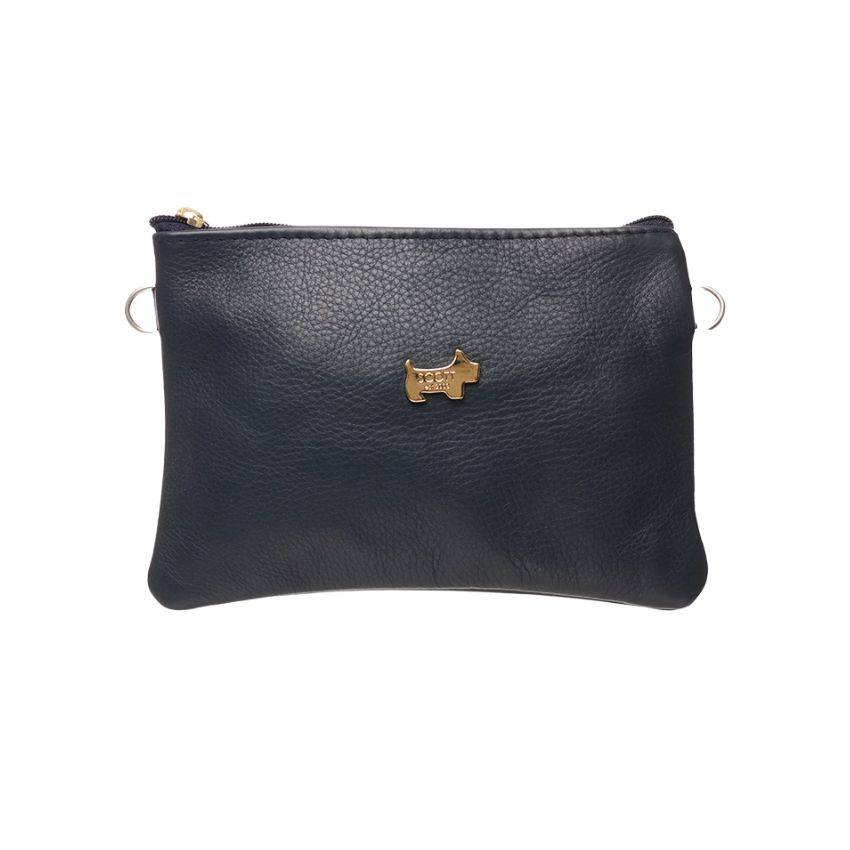 The Sassy - Leather Crossbody &amp; Mobile Phone Sling (Navy)
