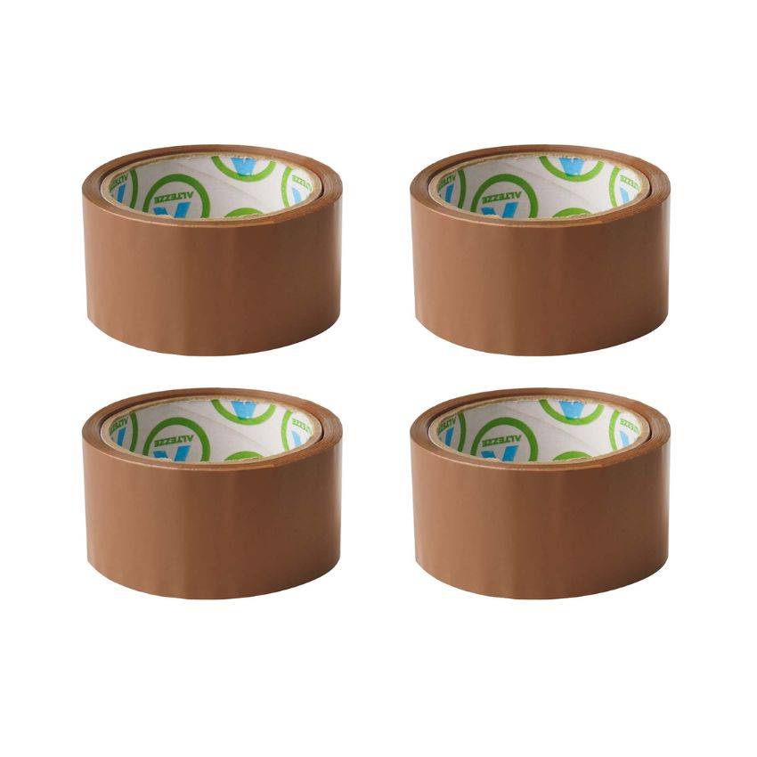 Packaging Tape (Brown Buff Tape) 48mm x 50m - Pack of 4