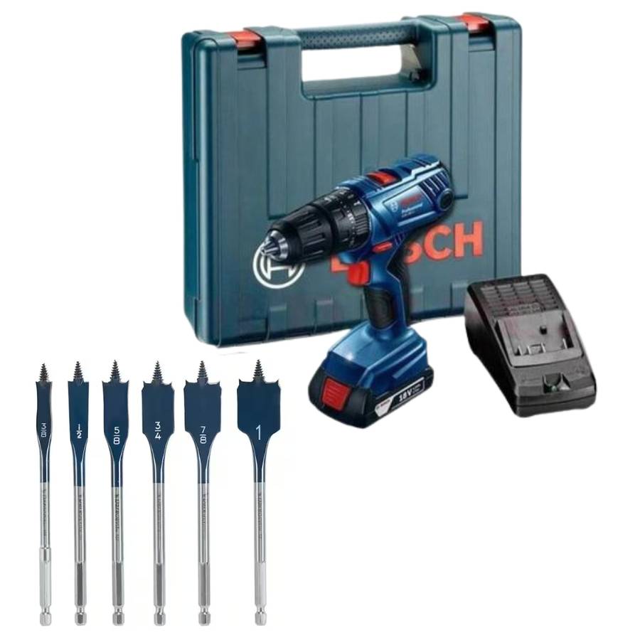 Bosch - Cordless Drill with 2.0Ah Battery and Charger