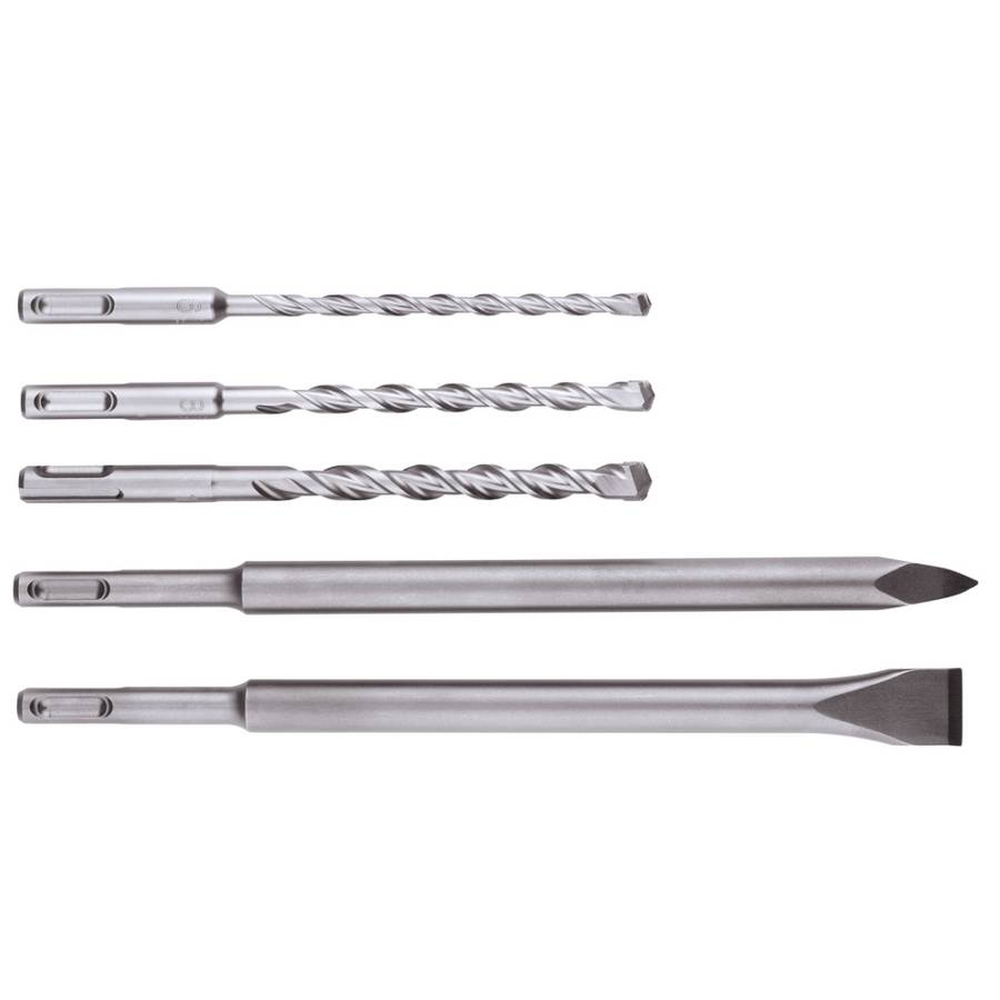 Metabo - Drill Bit / Chisel Set - SDS-PLUS - 5Pieces (630477000)