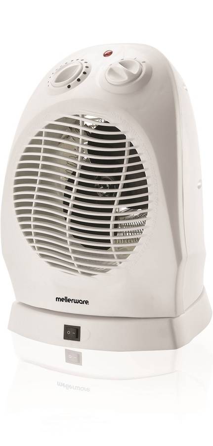 Mellerware - 2000W Oscillating Fan Heater