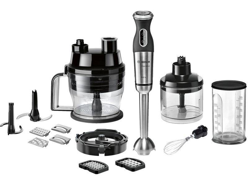 Bosch Hand Blender Set Black Brush Stainless Steel (MSM881X2)