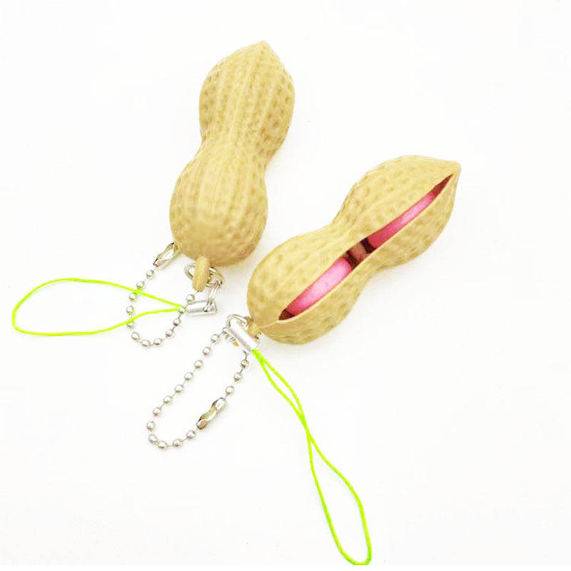 SQUEEZ MY NUTS  PEANUT PINCH DECOMPRESSION SENSORY FIDGET TOY