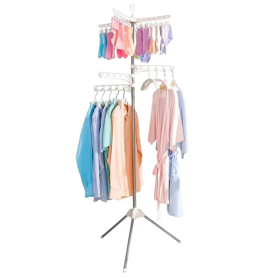 Portable Folding Indoor Multi Clothes Airer Dryer