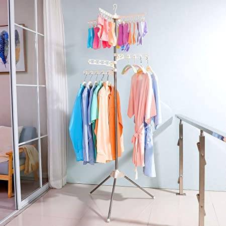 Portable Folding Indoor Multi Clothes Airer Dryer