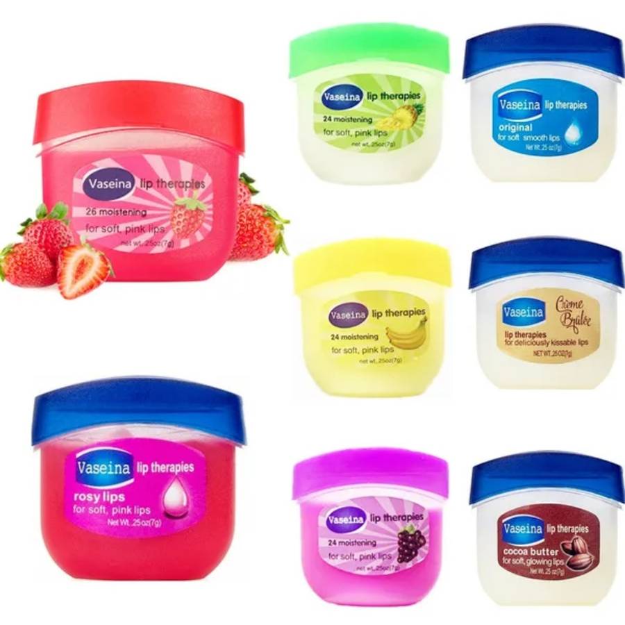 Moisturizing Flavored Vaseline Lip Balm Mini 7g Vaseina