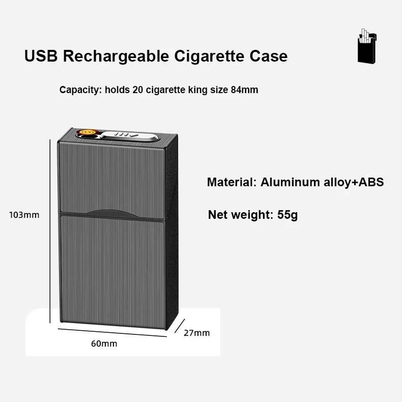 Rechargeable Cigarette Lighter Case 20s