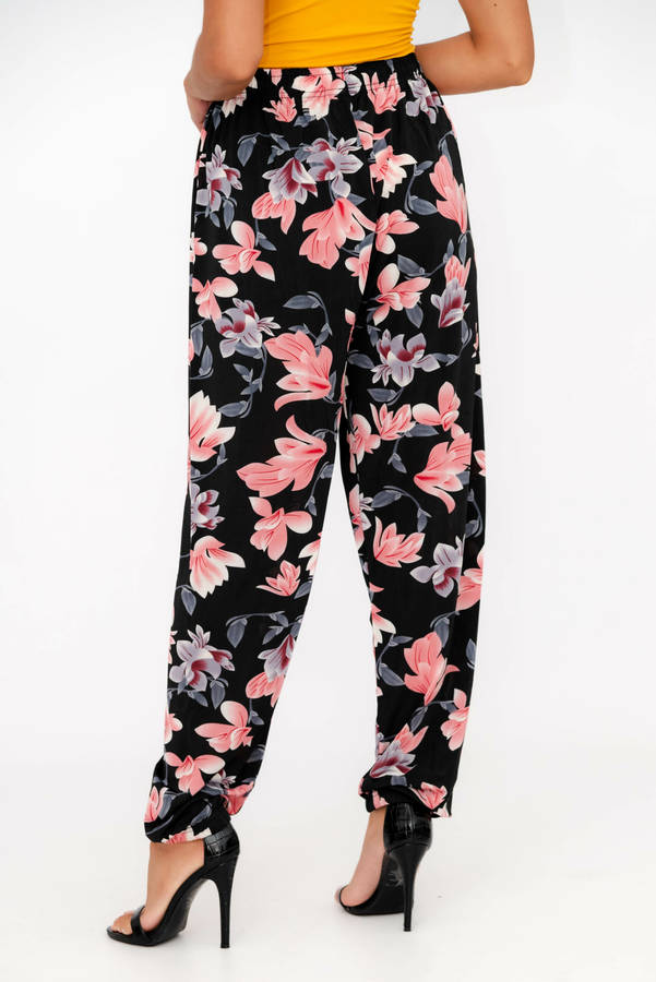 Casual Printed Harem Wide Leg Everyday Pants