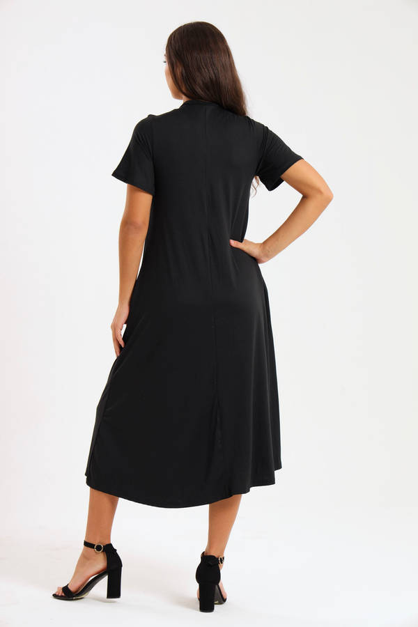 Pearson Short Sleeve Midaxi Summer Dress With Pockets