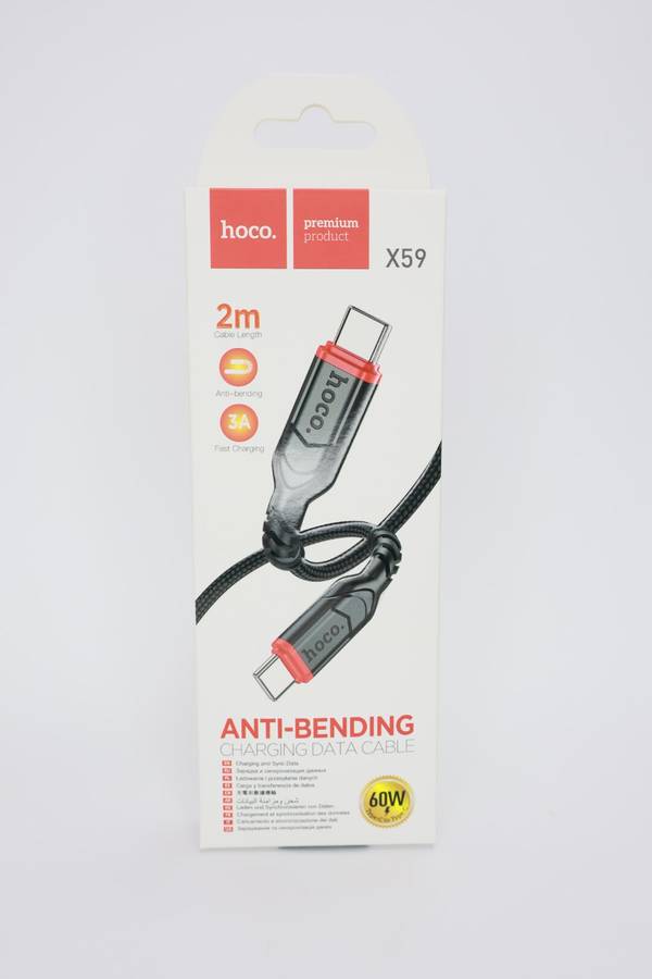 HOCO X59 Anti Bending PD 3A  Fast Charging Cable 2m Type C