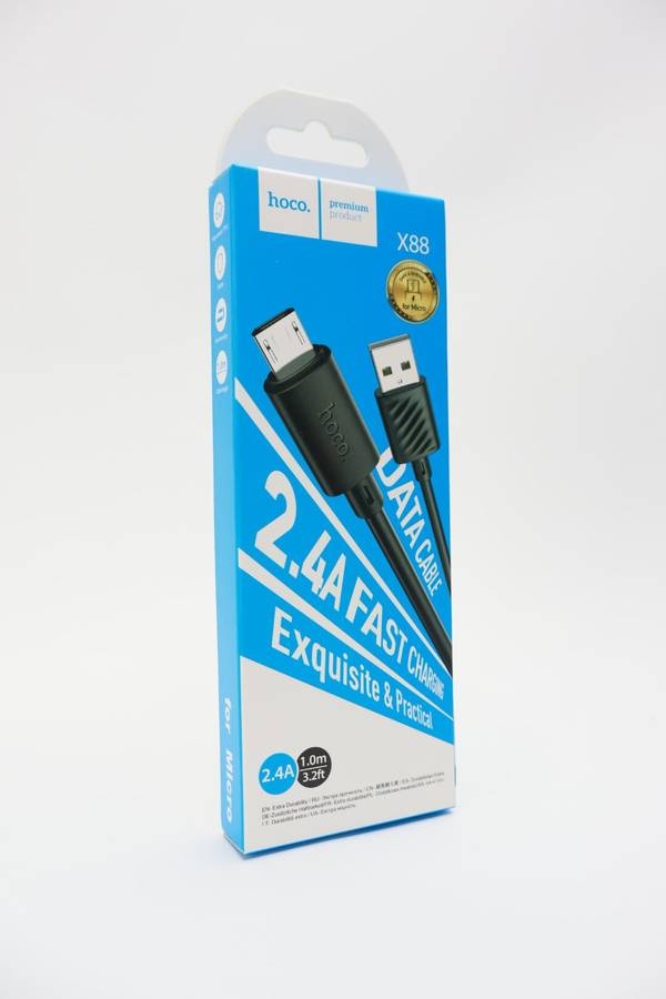 Hoco X88 60w Fast Charging Data Cable Type-C to Type-C or iPhone 1m