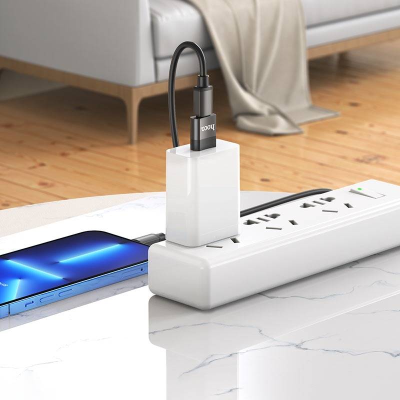 HOCO Adapter USB Male to Type-C Female UA17