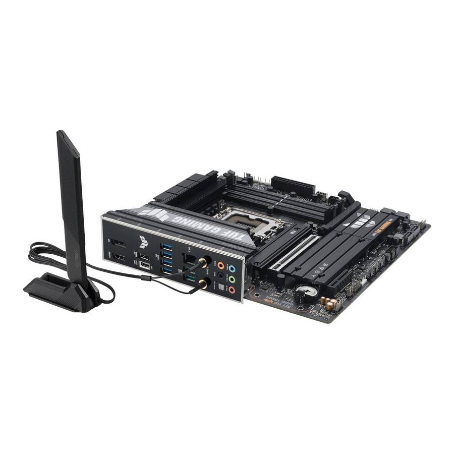 Asus TUF Gaming B860M-Plus Wi-Fi M-ATX Motherboard &#x2013; Intel LGA1851, DDR5, PCIe 5.0. Wi-Fi 7
