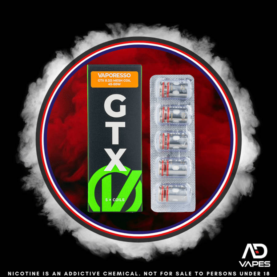 Vaporesso GTX 0.2 Mesh Coils 5 Pack