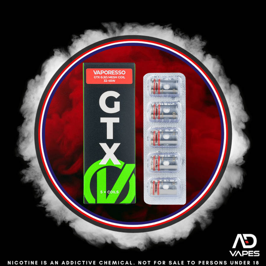Vaporesso GTX 0.3 Mesh Coils 5 Pack