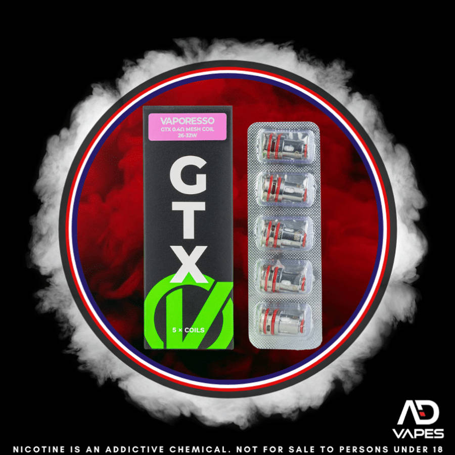 Vaporesso GTX 0.4 Mesh Coils 5 Pack