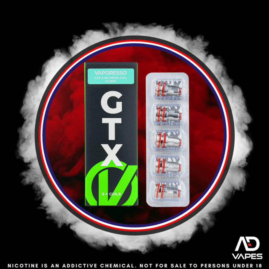 Vaporesso GTX 0.8 Mesh Coils 5 Pack