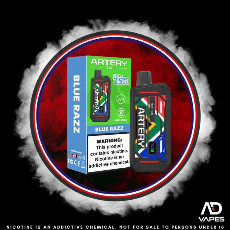 Artery CS5 25K 50mg Blue Razz
