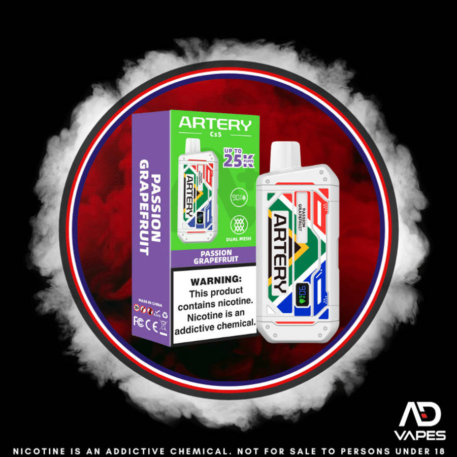 Artery CS5 25K 50mg Passion Grapefruit