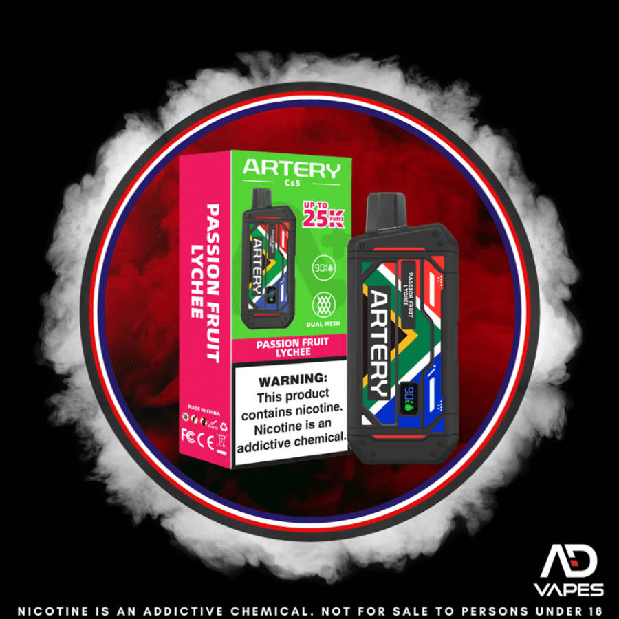 Artery CS5 25K 50mg Passionfruit Lychee