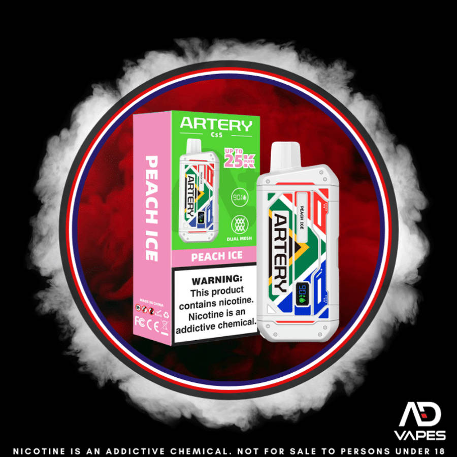 Artery CS5 25K 50mg Peach Ice