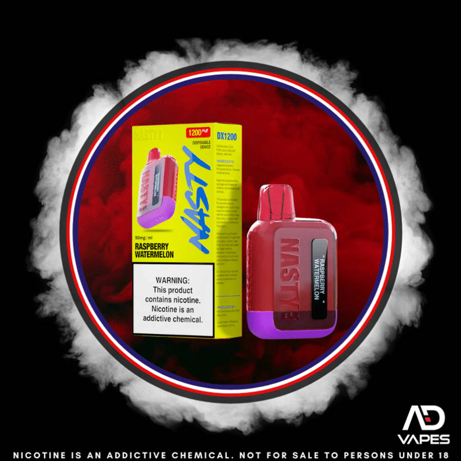 NASTY Bar DX1.2k 1200 50mg Raspberry Watermelon