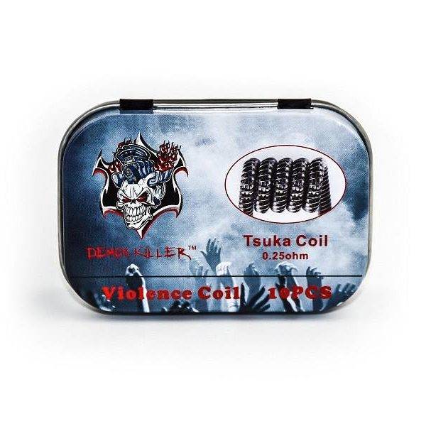 Pre-rolled coil - DemonKiller Tsuka Coil 0.25ohm (10pcs) - Demon Killer