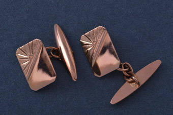 9ct Gold 1930's Cufflinks |  |