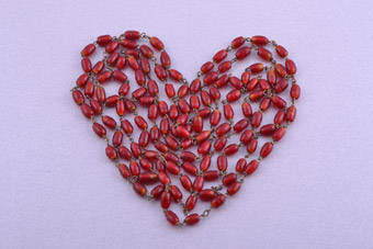 Red Glass Beads Necklace |  |