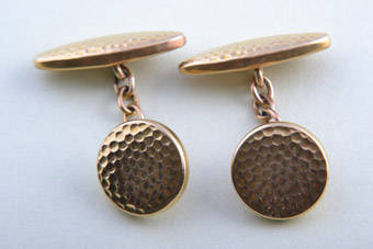 Gilt 1930's Cufflinks |  |