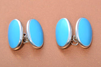 Silver Modern Cufflinks |  |