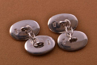 Silver Modern Cufflinks |  |
