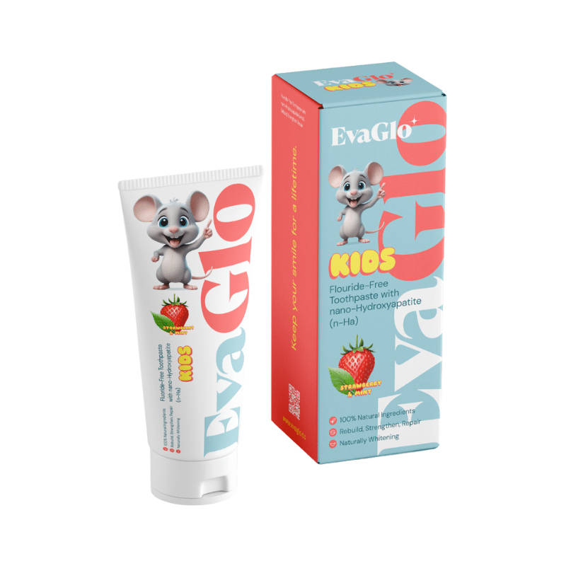 EvaGlo Kids Toothpaste Strawberry & Mint 75ml