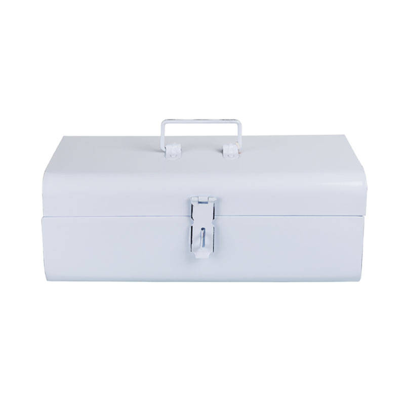 Toolbox Enamel - 36cm X 12cm X15cm With Latch White