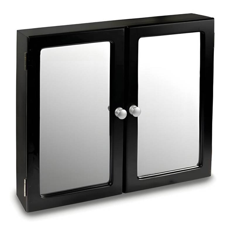 Home Double Bathroom Cabinet Mahogany