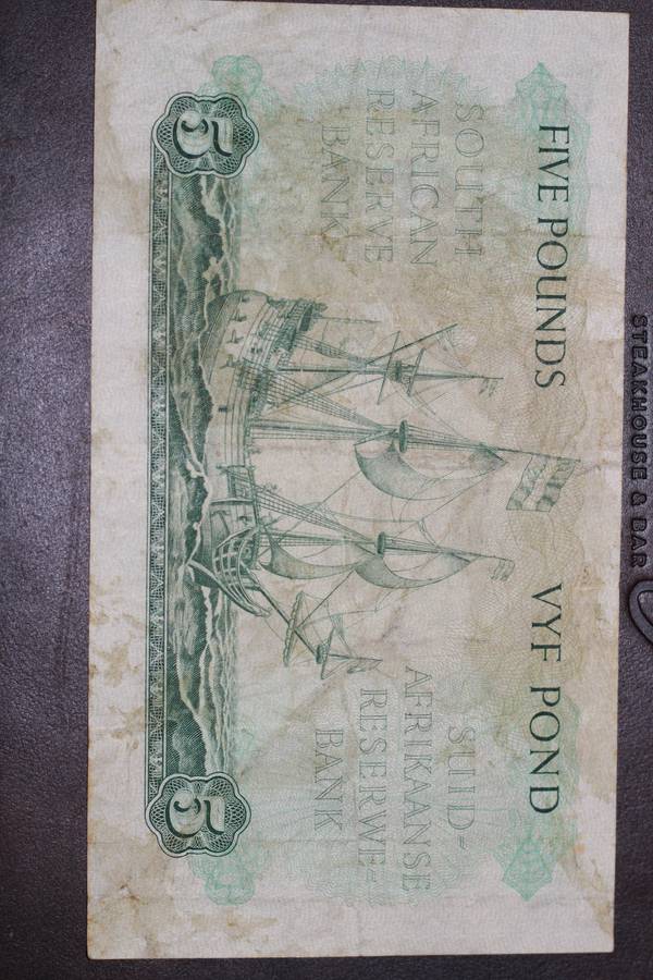 MH de Kock 1951 Second issue *** 5 Pounds *** Getting scarce in decent condition