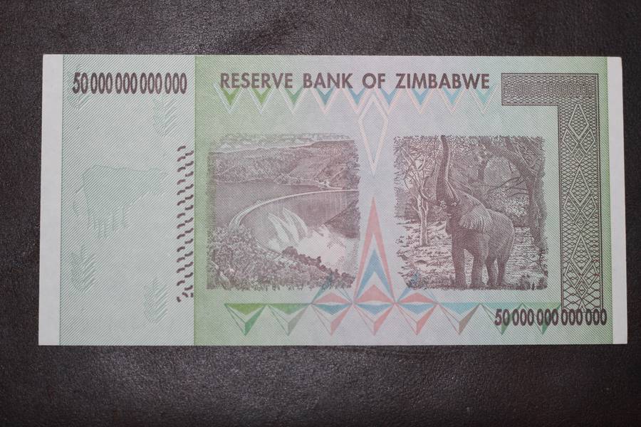 Zimbabwe *** $50 Trillion *** Please grade from photos