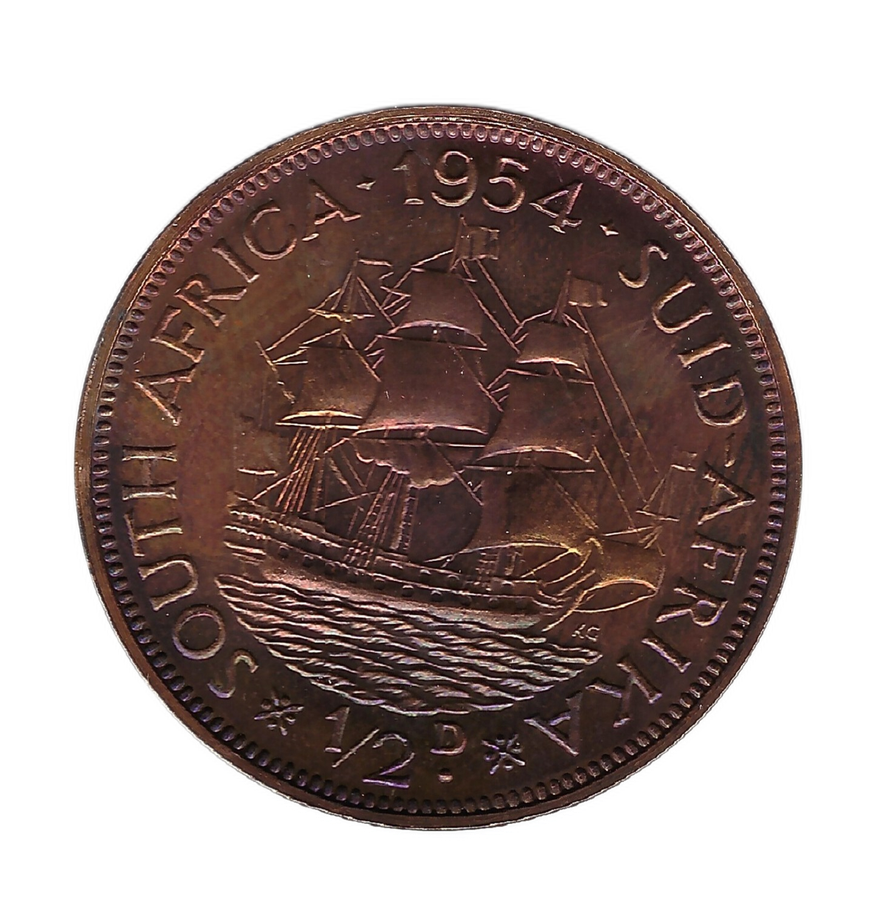 1954 Proof Set - low mintage of 3150 sets - high quality set, beautiful toning