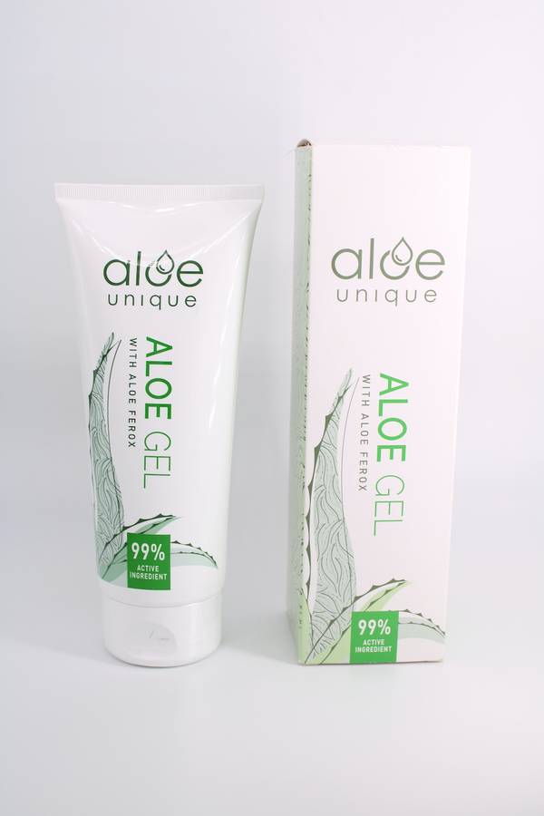Aloe Unique Aloe Gel with Aloe Ferox  99% Pure Hydration & Skin Relief