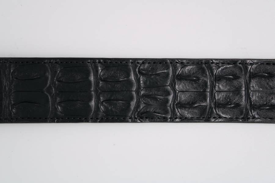 Silver Crocodile Belt Buckle  Auto-Lock Designer Buckle for Leather Belts