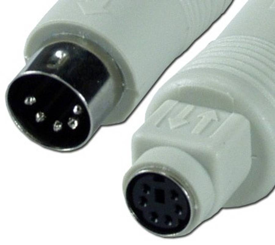 Keyboard PS/2 Female to DIN 5 (AT) Male Converter Plug