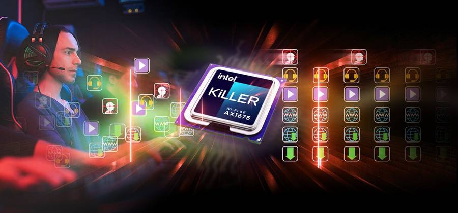 Intel Killer Wi-Fi 6E connectivity on the ASRock B760M Pro RS WiFi