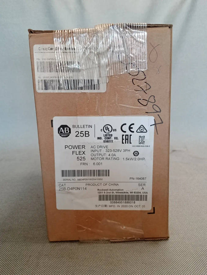 PowerFlex 525 AC Drive 25B-D4P0N114 - NEW