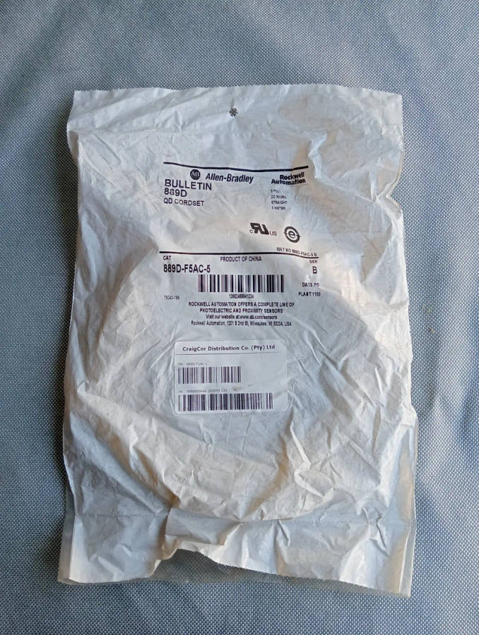 Allen Bradley Sensor Actuator Cable 889D-F5AC-5 - NEW