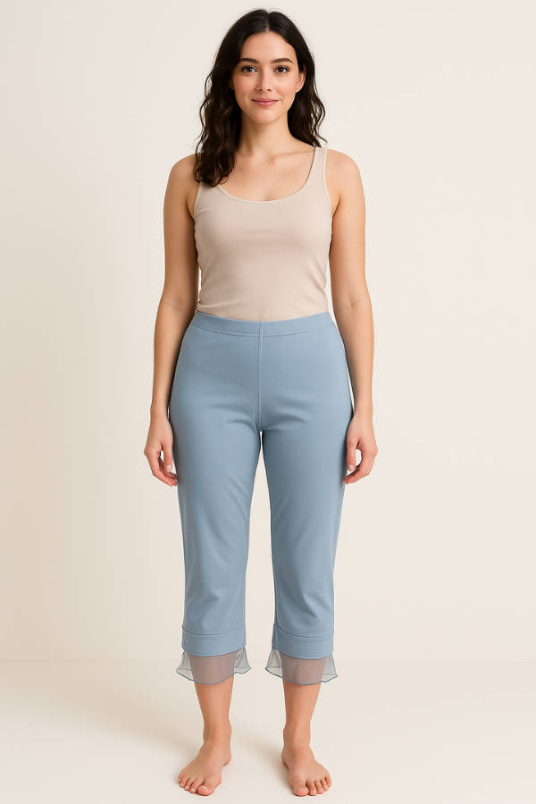 Basic leggings with mesh