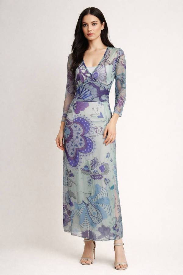Purple Bliss Empire Dress