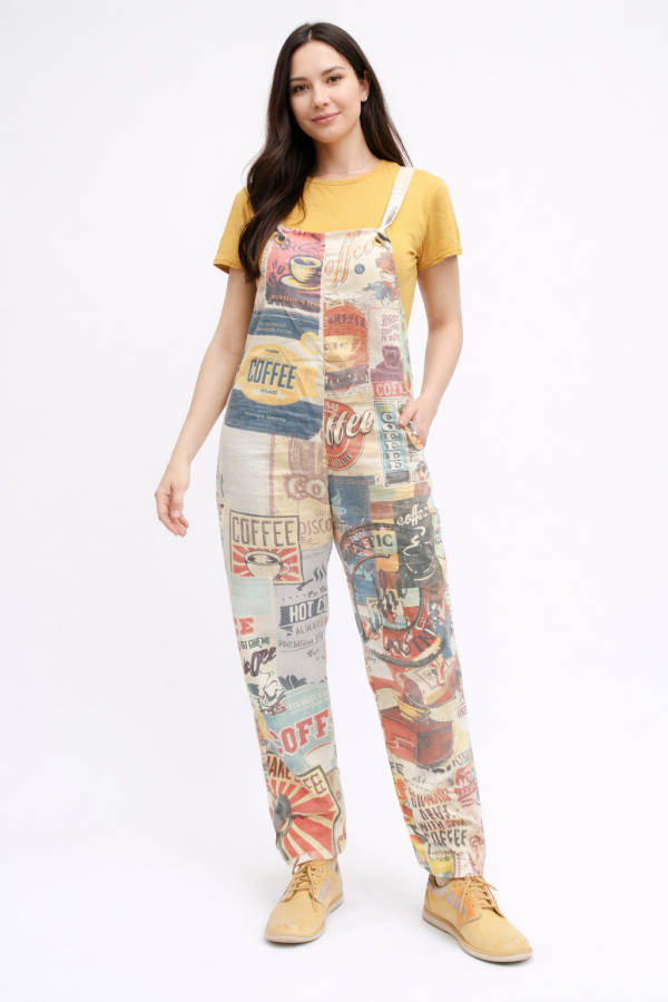 Vintage Coffee Dungaree