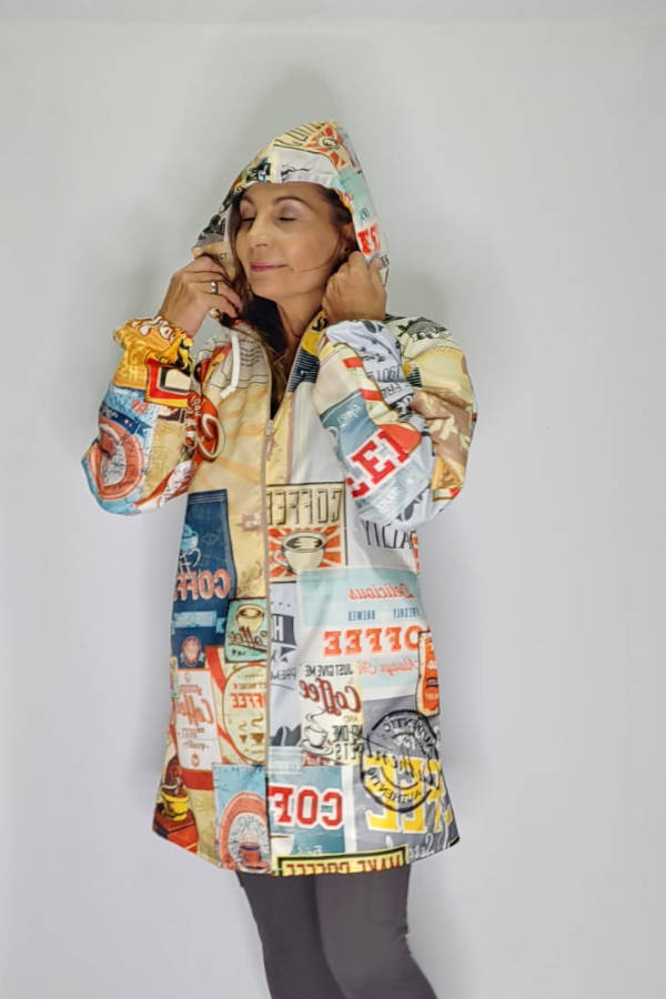 Vintage Coffee Raincoat